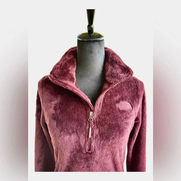 THE NORTH FACE Women's Osito ¼ Zip Pullover, Cordovan Sz XS #005 - Picture 6 of 7